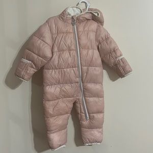 Pink Michael Kors Baby Girl Winter Coat/Bunting Suit